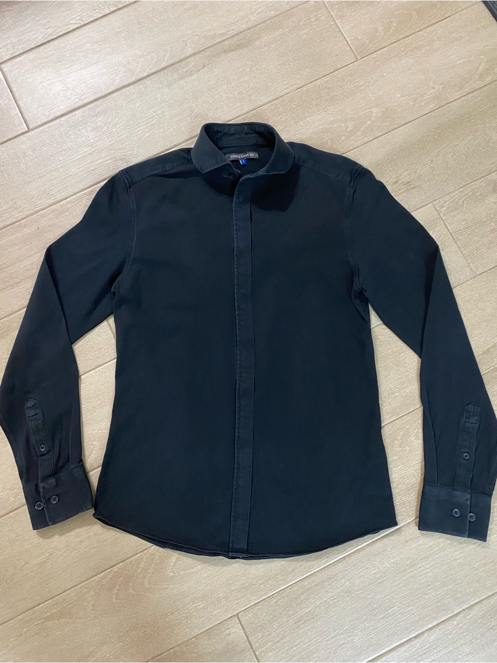 Black Men's Dress Shirt-Soft Cotton